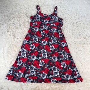 Columbia PFG Freezer III‎ Cooling Dress Tropical Floral Print Sleeveless Small